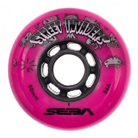 Special Deals - Seba - Street Invaders 80mm/84a - Pink (1 pcs.) Inline Skate Wheels - Photo 1