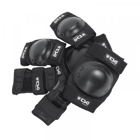 Pads - TSG - Junior Set Black Protection Gear - Photo 1
