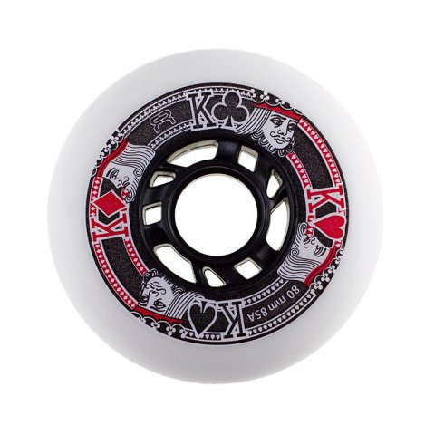 Special Deals - FR - Street Kings II 80mm/85a - White (1 pcs.) Inline Skate Wheels - Photo 1