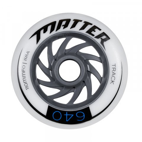 Special Deals - Matter - Propel 640 110mm F0 88a (1 pcs.) - White/Grey Inline Skate Wheels - Photo 1