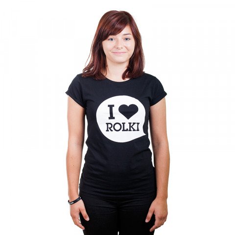 T-shirts - Bladeville - I <3 Rolki Women T-Shirt - Black T-shirt - Photo 1