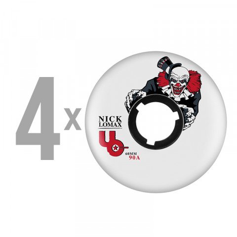 Wheels - Undercover - Circus Line Nick Lomax 60mm/90a (x4) Inline Skate Wheels - Photo 1