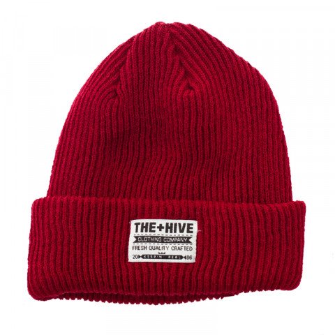 Beanies - The Hive - Patch Mods Beanie - Maroon - Photo 1