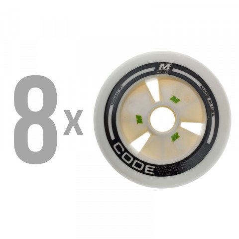 Special Deals - Matter - Code White 110mm F1 (8 pcs.) - Ex-Display Inline Skate Wheels - Photo 1