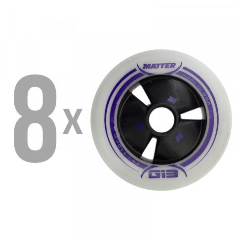 Special Deals - Matter - G13 TR 3 110mm F1 (8 pcs.) - Purple - Ex-Display Inline Skate Wheels - Photo 1