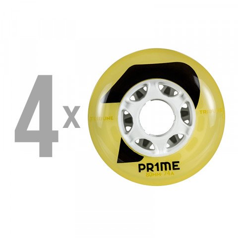 Special Deals - Prime - Tribune 80mm/74a (4 pcs.) Inline Skate Wheels - Photo 1