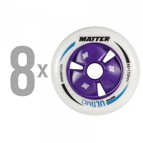 Special Deals - Matter - Ultimo 110mm F0 (8 pcs.) Inline Skate Wheels - Photo 1