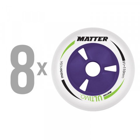 Special Deals - Matter - Ultimo 110mm F1 (8 pcs.) Inline Skate Wheels - Photo 1