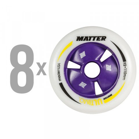 Special Deals - Matter - Ultimo 110mm F2 (8 pcs.) Inline Skate Wheels - Photo 1