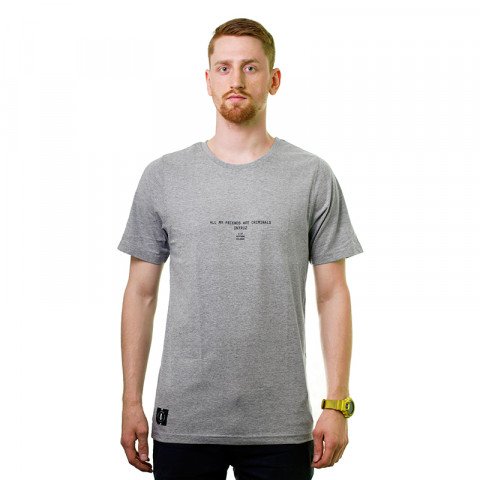 T-shirts - Intruz - Criminals T-Shirt - Grey T-shirt - Photo 1