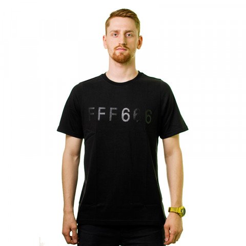 T-shirts - Intruz - FFF666 T-Shirt - Black T-shirt - Photo 1