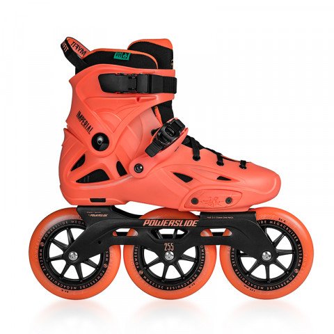 Skates - Powerslide - Imperial Megacruiser 125 - Neon Orange Inline Skates - Photo 1