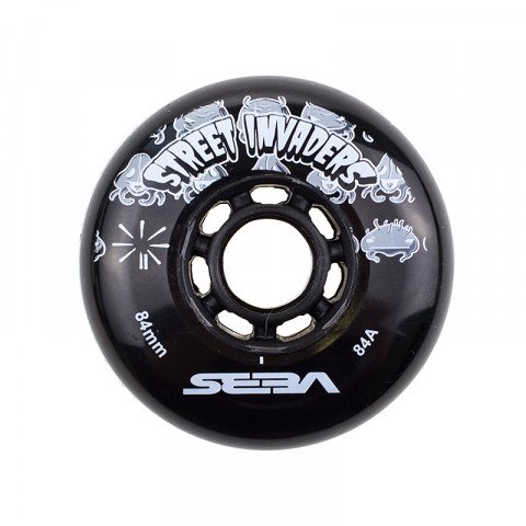 Special Deals - Seba - Street Invaders 84mm/84a - Black (1 pcs.) Inline Skate Wheels - Photo 1