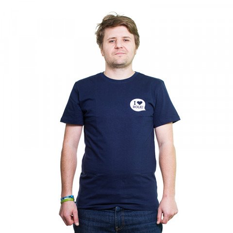T-shirts - I Love Rolki - Logo T-shirt - Navy T-shirt - Photo 1