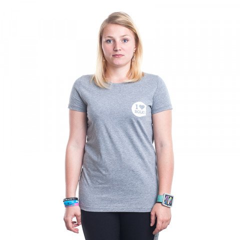 T-shirts - I Love Rolki - Logo Women T-shirt - Melange T-shirt - Photo 1