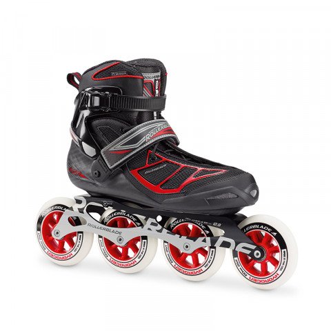 Skates - Rollerblade - Tempest 100 - Black/Red Inline Skates - Photo 1