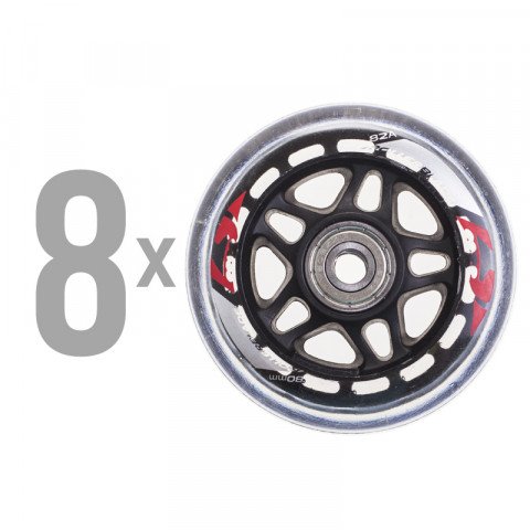 Special Deals - Rollerblade - Wheels Pack 80mm/82a + SG7 Bearings (8 pcs.) Inline Skate Wheels - Photo 1