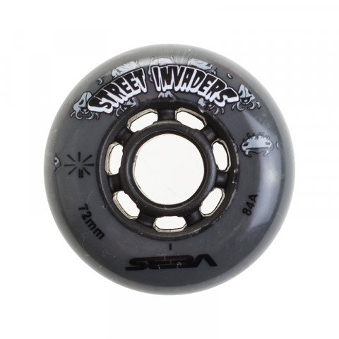 Wheels - Seba - Street Invaders 72mm/84a - Grey (1 pcs.) Inline Skate Wheels - Photo 1