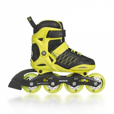 Skates - Powerslide - Phuzion Galaxy - Neon Yellow - Ex Display Inline Skates - Photo 1