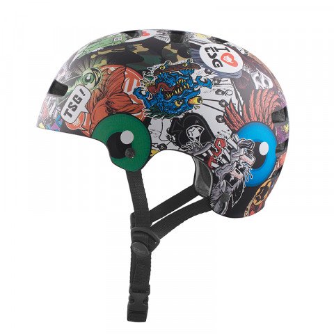 Helmets - TSG - Evolution - Satin Collage Helmet - Photo 1