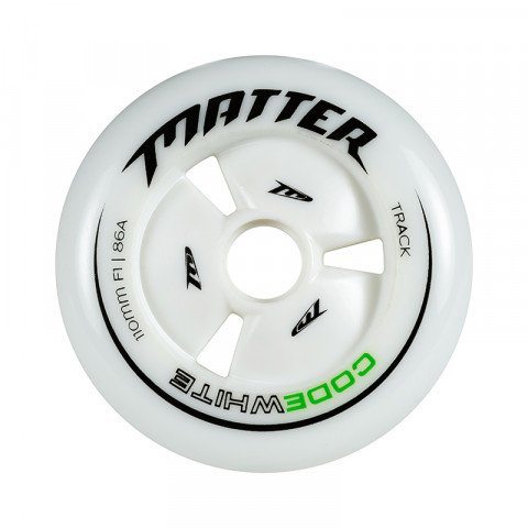 Wheels - Matter - Code White 110mm F1 86a (1 pcs.) Inline Skate Wheels - Photo 1