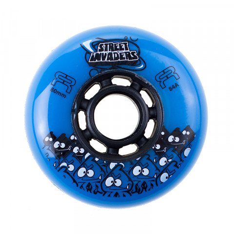 Special Deals - FR - Street Invaders 80mm/84a - Blue Inline Skate Wheels - Photo 1