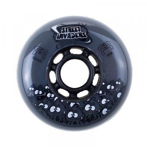 Special Deals - FR - Street Invaders 80mm/84a - Grey Inline Skate Wheels - Photo 1