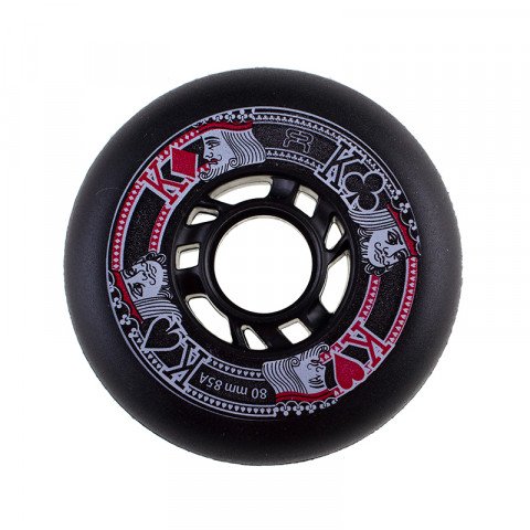 Special Deals - FR - Street Kings 80mm/85a - Black (1 pcs.) Inline Skate Wheels - Photo 1
