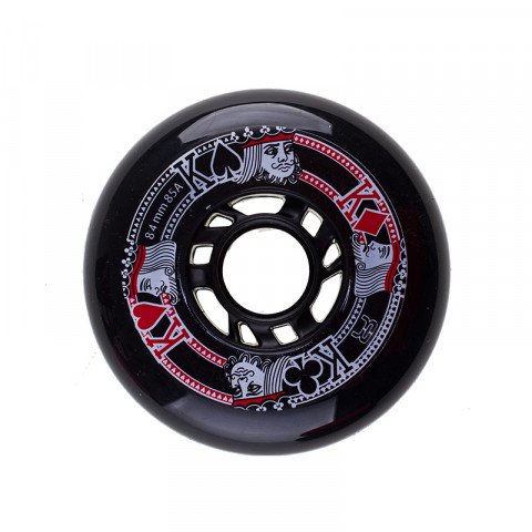 Special Deals - FR - Street Kings 84mm/85a - Black (1 pcs.) Inline Skate Wheels - Photo 1