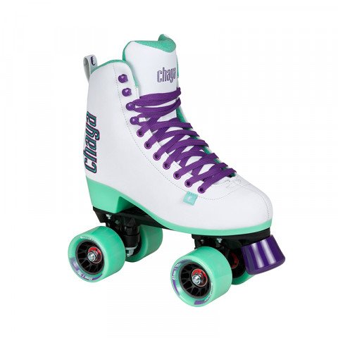 Quads - Chaya - Melrose - White Teal Roller Skates - Photo 1