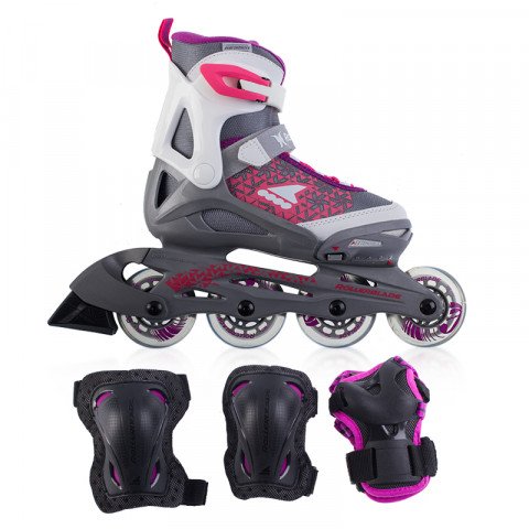 Skates - Rollerblade - Combo G - White/Purple Inline Skates - Photo 1