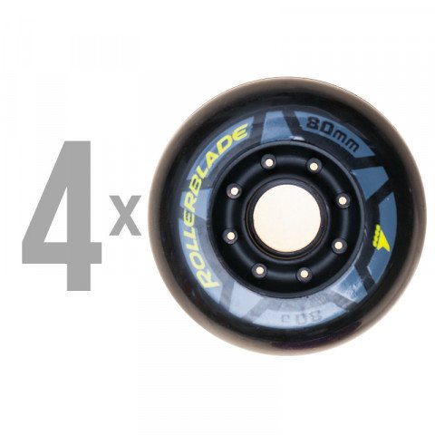 Special Deals - Rollerblade - Urban 80mm/80a II (4 pcs.) Inline Skate Wheels - Photo 1