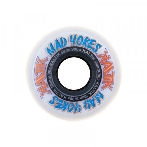 Wheels - Kaltik - Mad Yokes 59mm/90a - White Inline Skate Wheels - Photo 1
