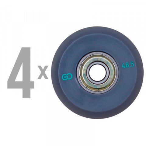 Wheels - Go Project - Anti-Rocker Wheels 48.5mm Inline Skate Wheels - Photo 1