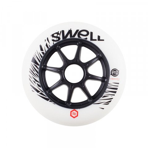 Special Deals - Powerslide - Swell 110mm/86a - Black/White (1 pcs.) Inline Skate Wheels - Photo 1