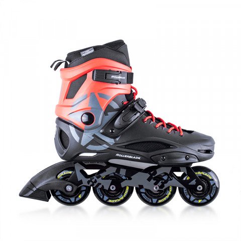 Skates - Rollerblade - RB 80 Black/Red Inline Skates - Photo 1