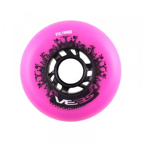 Wheels - Seba - Street Wheel 80mm/85a - Pink (1 pcs.) Inline Skate Wheels - Photo 1