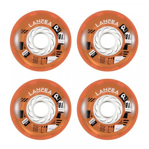 Special Deals - Prime - Lancea 80mm/84a GRIP (4 pcs.) Inline Skate Wheels - Photo 1