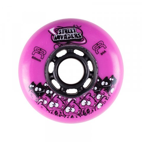 Special Deals - FR - Street Invaders 80mm/84a 2017 - Pink Inline Skate Wheels - Photo 1