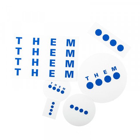 Banners / Stickers / Posters - THEM Sticker Pack - White - Photo 1