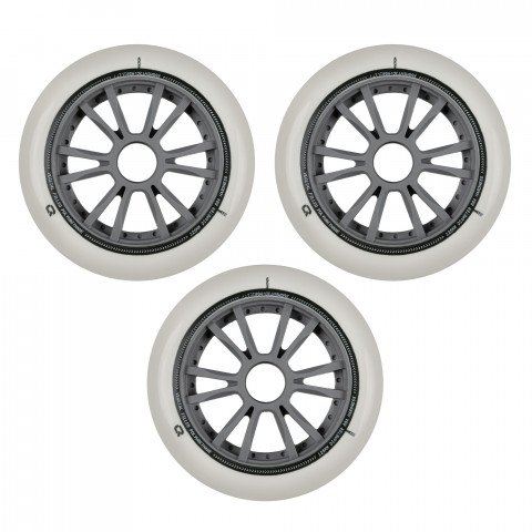 Wheels - Iqon EQO 125mm/88a (3 pcs.) Inline Skate Wheels - Photo 1