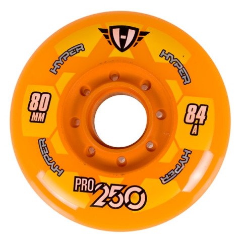Special Deals - Hyper Pro 250 80mm/84a - Orange Inline Skate Wheels - Photo 1