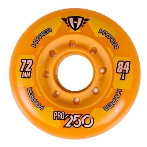 Special Deals - Hyper Pro 250 72mm/84a - Orange Inline Skate Wheels - Photo 1