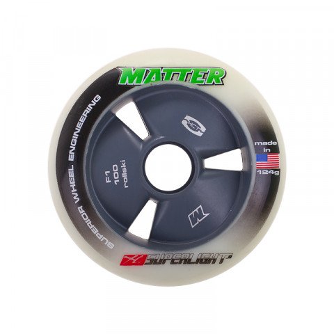Special Deals - Matter Rollski XC Racing F2 100 - White Inline Skate Wheels - Photo 1