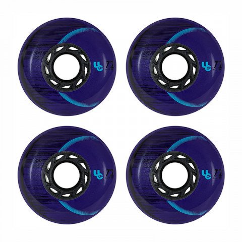 Wheels - Undercover - Cosmic Eclipse 72mm/86a Bullet Profile (4 pcs.) Inline Skate Wheels - Photo 1