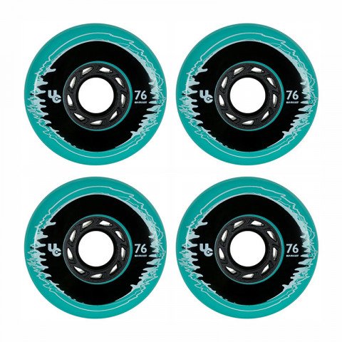 Wheels - Undercover - Cosmic Interference 76mm/86a Full Profile (4 pcs.) Inline Skate Wheels - Photo 1