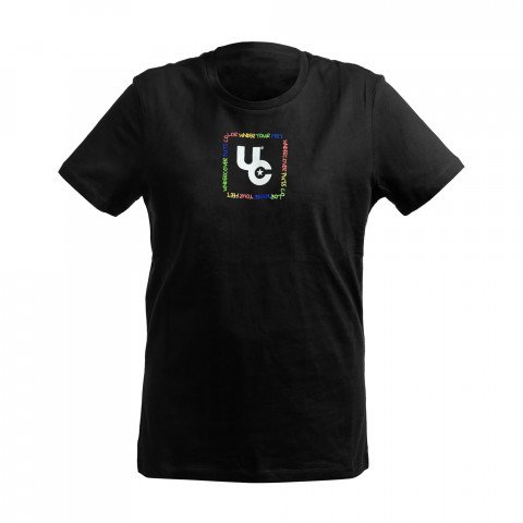 T-shirts - Undercover CI Slogan TS - Black T-shirt - Photo 1