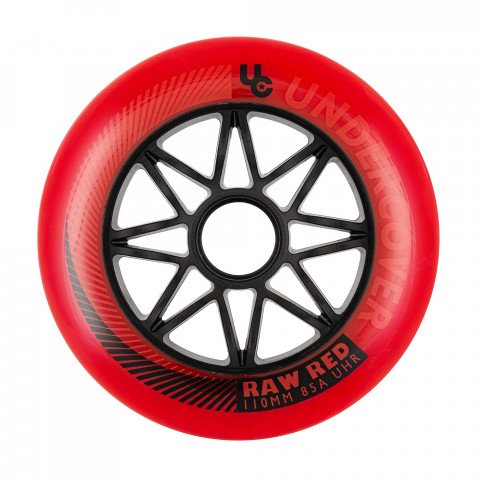 Wheels - Undercover Raw 110mm/85a - Red (1 pcs.) Inline Skate Wheels - Photo 1