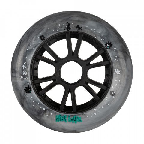 Wheels - Undercover TV Line Nick Lomax Ed.2 110mm/88a Bullet (1 szt.) Inline Skate Wheels - Photo 1