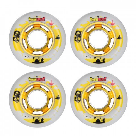 Special Deals - Undercover TV Line 2nd Roman Abrate 64mm/88a (4) Inline Skate Wheels - Photo 1